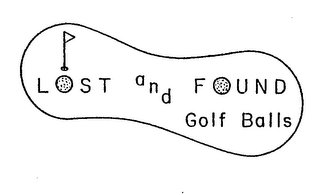 LOST AND FOUND GOLF BALLS logo