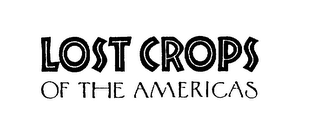 LOST CROPS OF THE AMERICAS logo