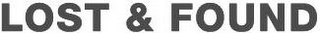 LOST & FOUND logo