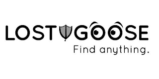 LOST GOOSE, FIND ANYTHING. logo