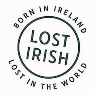 LOST IRISH BORN IN IRELAND LOST IN THE WORLD logo