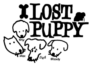 LOST PUPPY TINY MAX JUD WOODY logo