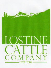 LOSTINE CATTLE COMPANY EST. 2008 logo