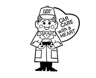 LOT CAR CARE WITH A HEART logo