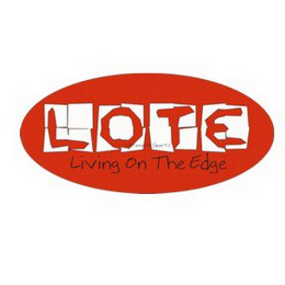 LOTE LIVING ON THE EDGE logo