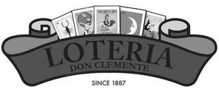 LOTERIA DON CLEMENTE SINCE 188 logo