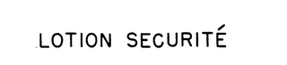 LOTION SECURITE' logo
