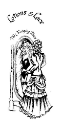 LOTIONS & LACE THE CHANGING TIMES logo