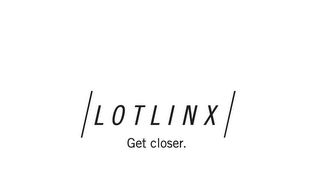 LOTLINX GET CLOSER. logo