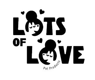LOTS OF LOVE PET PRODUCTS logo