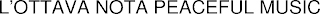 L'OTTAVA NOTA PEACEFUL MUSIC logo