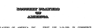 LOTTERY PLAYERS OF AMERICA logo