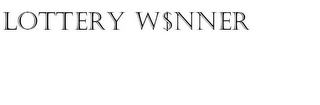 LOTTERY W$NNER logo