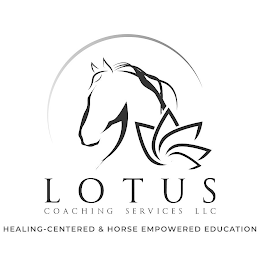 LOTUS COACHING SERVICES LLC HEALING-CENTERED & HORSE EMPOWERED EDUCATION logo