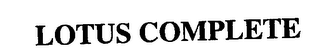 LOTUS COMPLETE logo