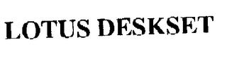 LOTUS DESKSET logo