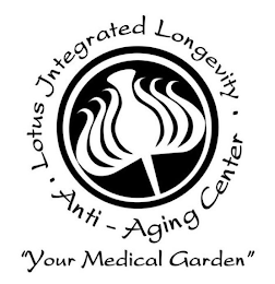 LOTUS INTEGRATED LONGEVITY· ANTI - AGING CENTER "YOUR MEDICAL GARDEN" logo