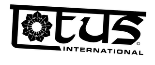 LOTUS INTERNATIONAL logo