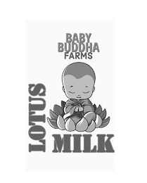 LOTUS MILK BABY BUDDHA FARMS logo