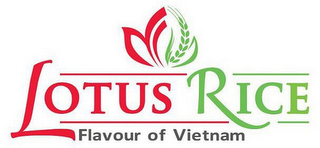 LOTUS RICE FLAVOUR OF VIETNAM logo