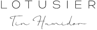 LOTUSIER TIN HUMIDOR logo