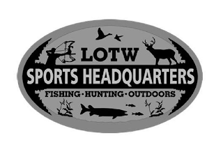 LOTW SPORTS HEADQUARTERS FISHING · HUNTING · OUTDOORS logo