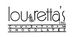 LOU RETTA'S INC. C-U-S-T-O-M CHOCOLATES