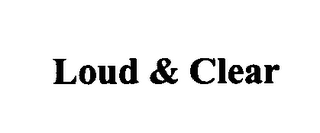 LOUD & CLEAR logo