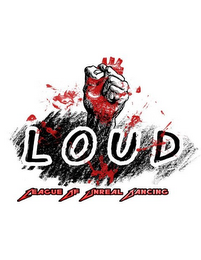 LOUD LEAGUE OF UNREAL DANCING logo