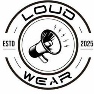 LOUD WEAR ESTD 2025 logo