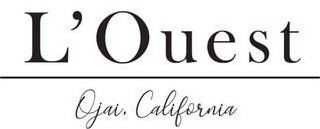 L'OUEST OJAI, CALIFORNIA logo