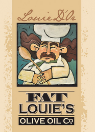 LOUIE D'OR FAT LOUIE'S OLIVE OIL CO. logo