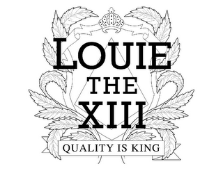 LOUIE THE XIII QUALITY IS KING logo