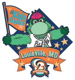 LOUIEVILLE, MD THE KIDS CAPITAL BOWIE BAYSOX B BASEBALL logo