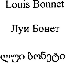 LOUIS BONNET logo