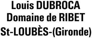 LOUIS DUBROCA logo