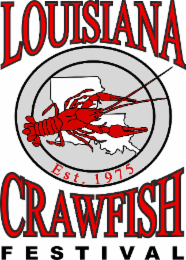 LOUISIANA CRAWFISH FESTIVAL EST.1975 logo