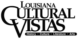 LOUISIANA CULTURAL VISTAS HISTORY · CULTURE · LITERATURE · ARTS logo