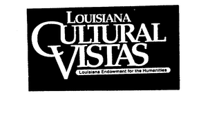 LOUISIANA CULTURAL VISTAS LOUISIANA ENDOWMENT FOR THE HUMANITIES logo