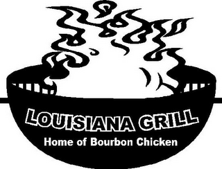 LOUISIANA GRILL HOME OF BOURBON CHICKEN logo