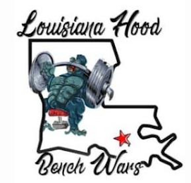 LOUISIANA HOOD BENCH WARS logo