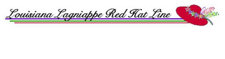LOUISIANA LAGNIAPPE RED HAT LINE logo