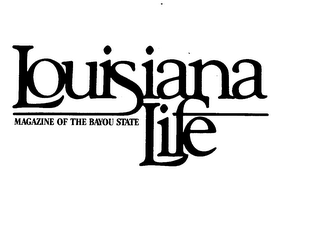 LOUISIANA LIFE MAGAZINE OF THE BAYOU STATE logo