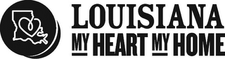 LOUISIANA MY HEART MY HOME logo