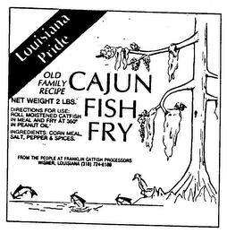LOUISIANA PRIDE CAJUN FISH FRY OLD FAMILY RECIPE logo