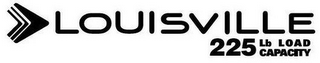 LOUISVILLE 225 LB LOAD CAPACITY logo