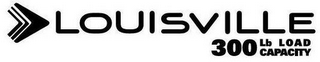 LOUISVILLE 300 LB LOAD CAPACITY logo
