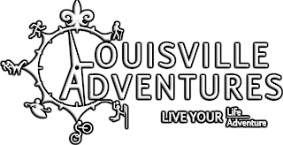 LOUISVILLE ADVENTURES  LIVE YOUR LIFE LIVE YOUR ADVENTURE logo