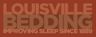 LOUISVILLE BEDDING IMPROVING SLEEP SINCE 1889 logo