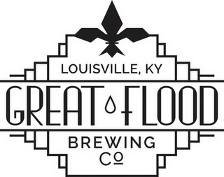 LOUISVILLE, KY GREAT FLOOD BREWING CO logo